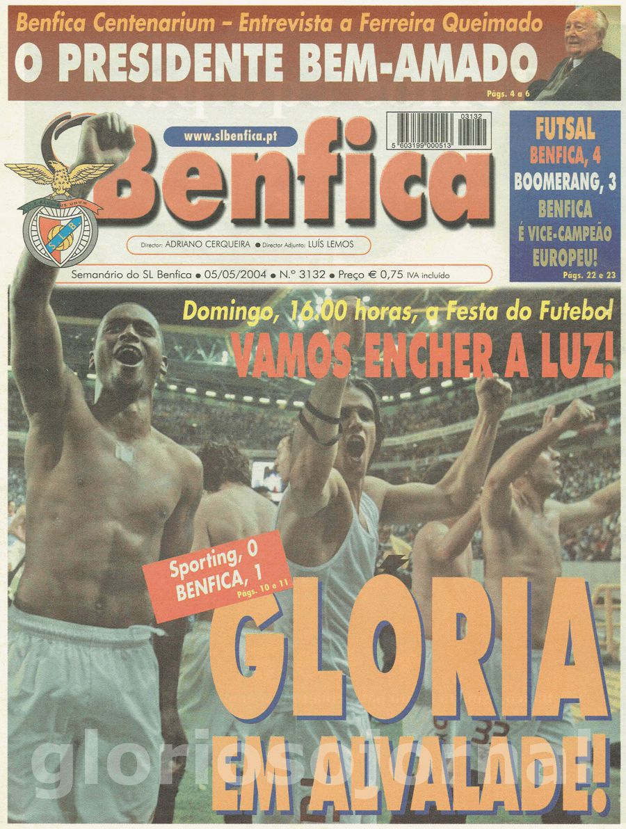 jornal o benfica 3132 2004-05-05